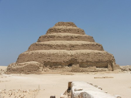 Stepped Pyramid of Djoser at Saggara (steps to Heaven)